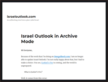 Tablet Screenshot of israeloutlook.com
